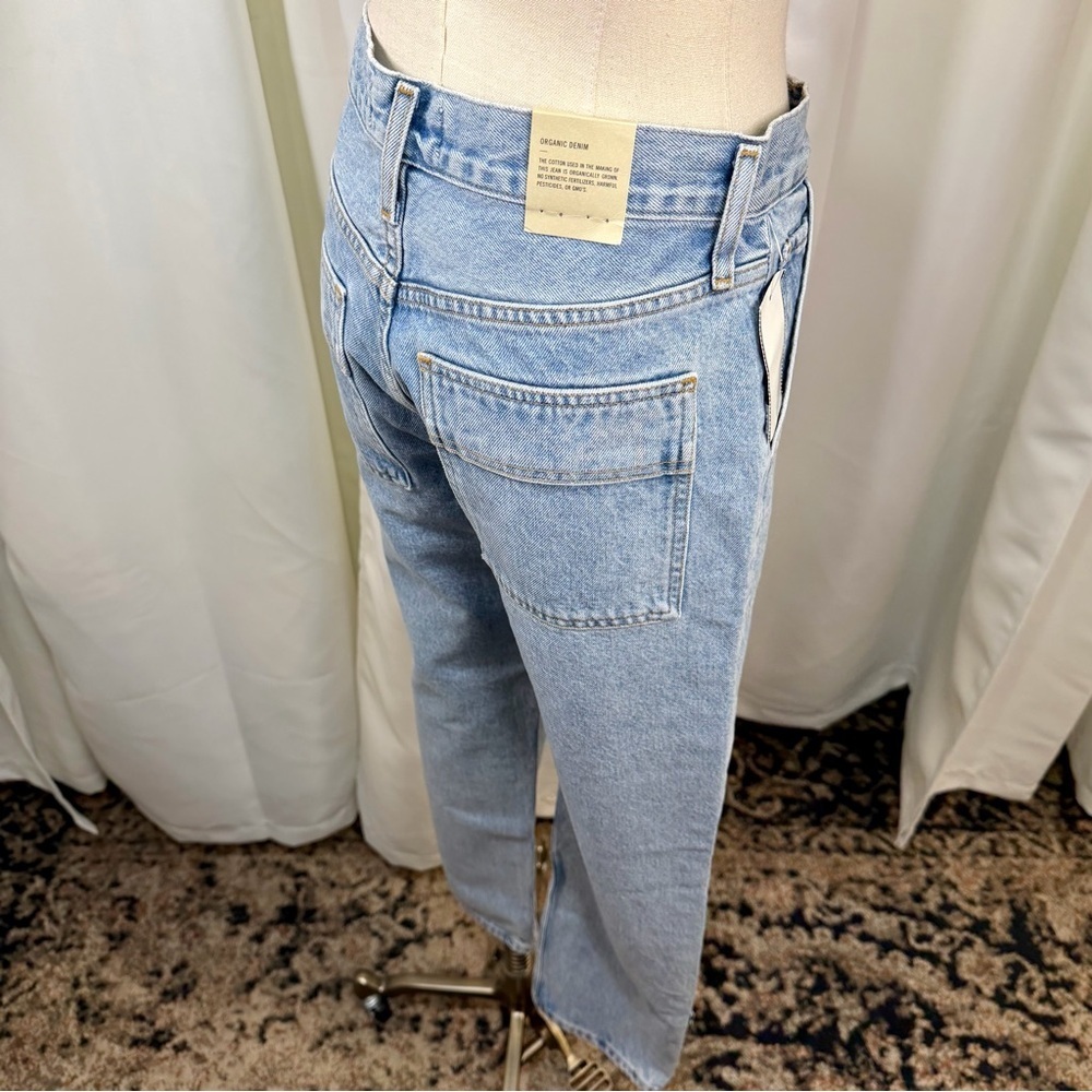 NWT AGOLDE ‘Cooper’ Cargo Jeans in “Rank” Wash Size 24 - Picture 12 of 16